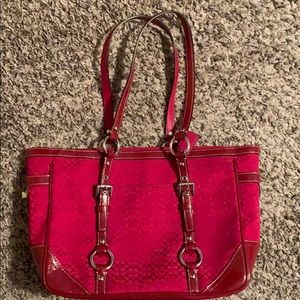 Red Coach purse